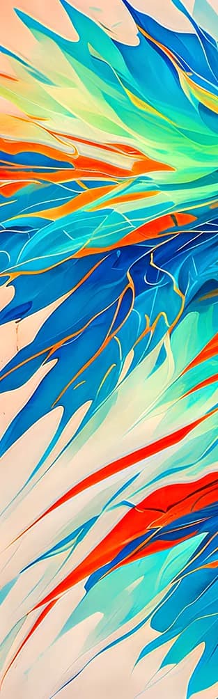 カラフルな抽象アート - Netsujoのクリエイティビティを表現