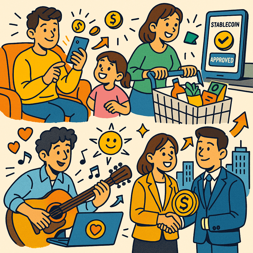 ステーブルコインが未来を魅力的に変える5つのシナリオ